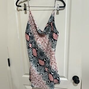 Large cowl neck buddy love dress